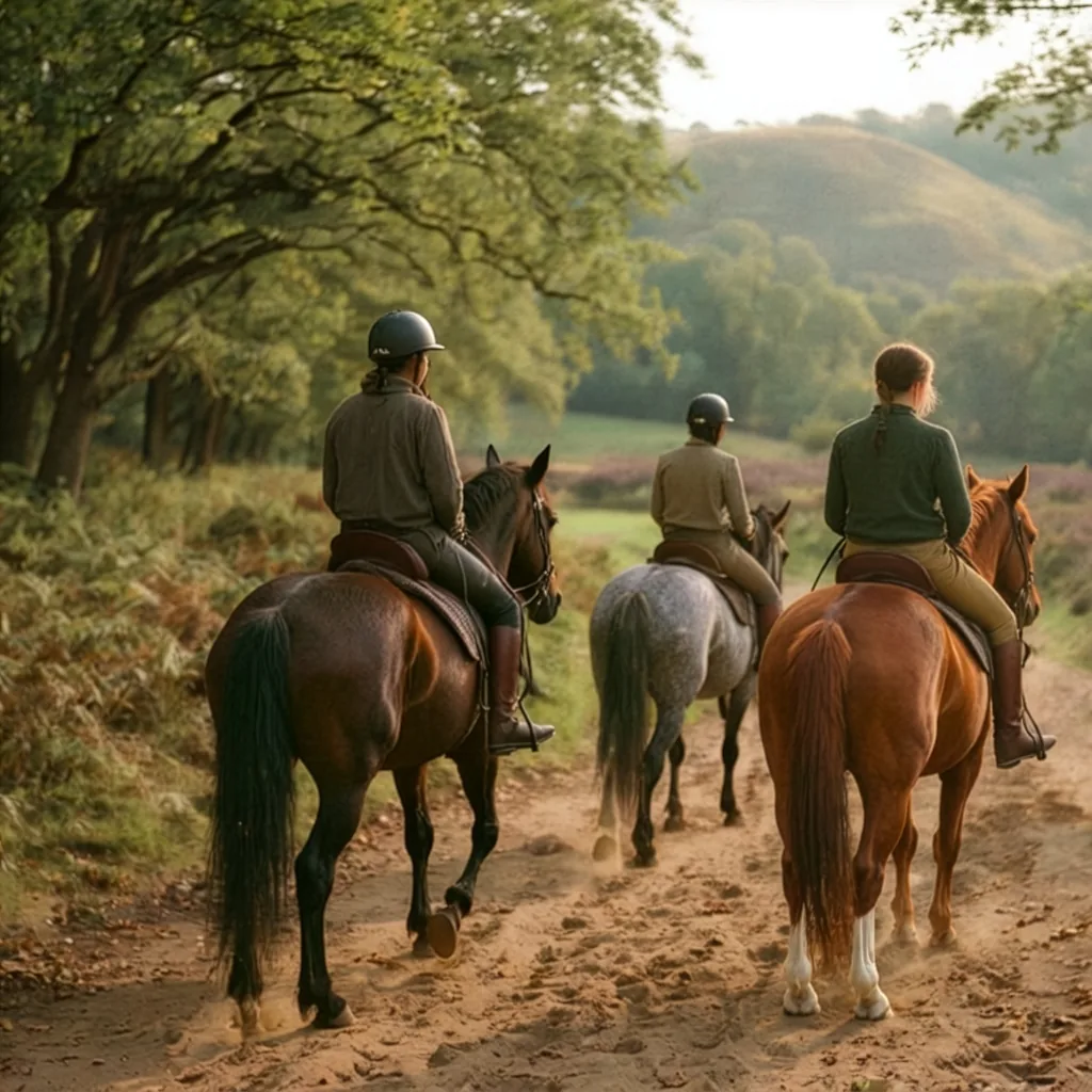 Balade à cheval en Corrèze, autour de Saint-Jal