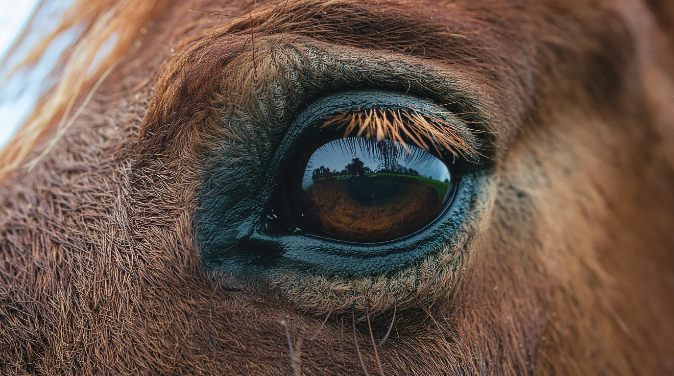 Un regard de cheval au Haras Du Chatenet, Saint-Jal