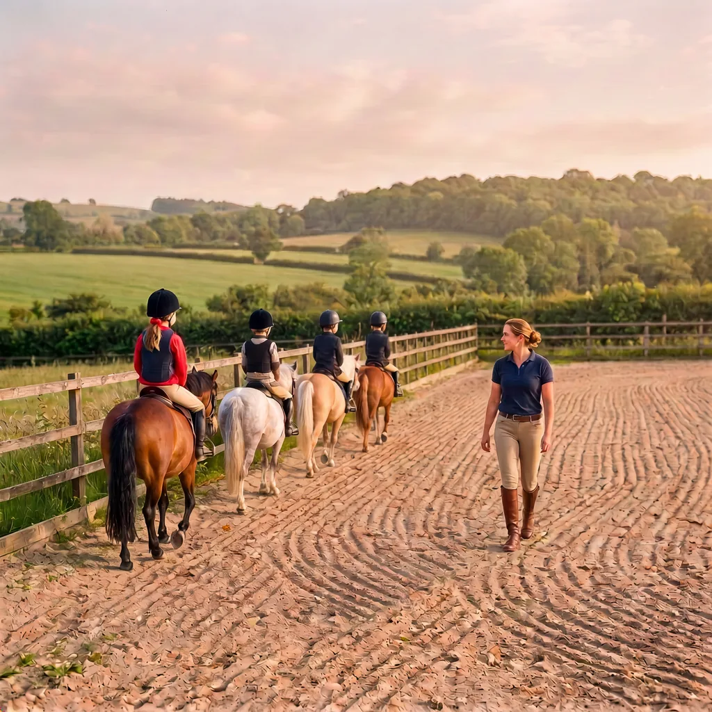 Cours de poney à Saint-Jal, Corrèze